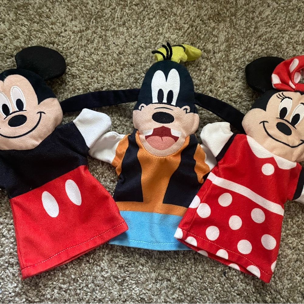 Disney Baby Melissa & Doug hand puppets